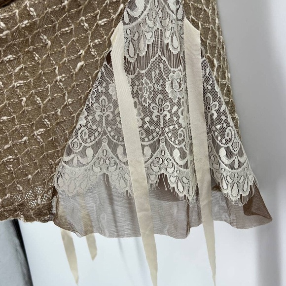 ALTAR’D STATE || Loose Knit Lace Sweater w/ Side Ties - SZ Small *NWOT* - Picture 6 of 9